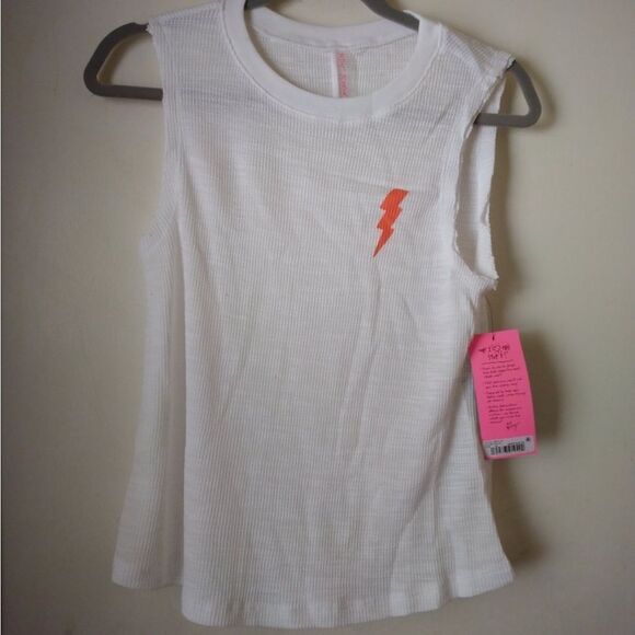NWT Betsey Johnson waffle weave xs top - Picture 1 of 8